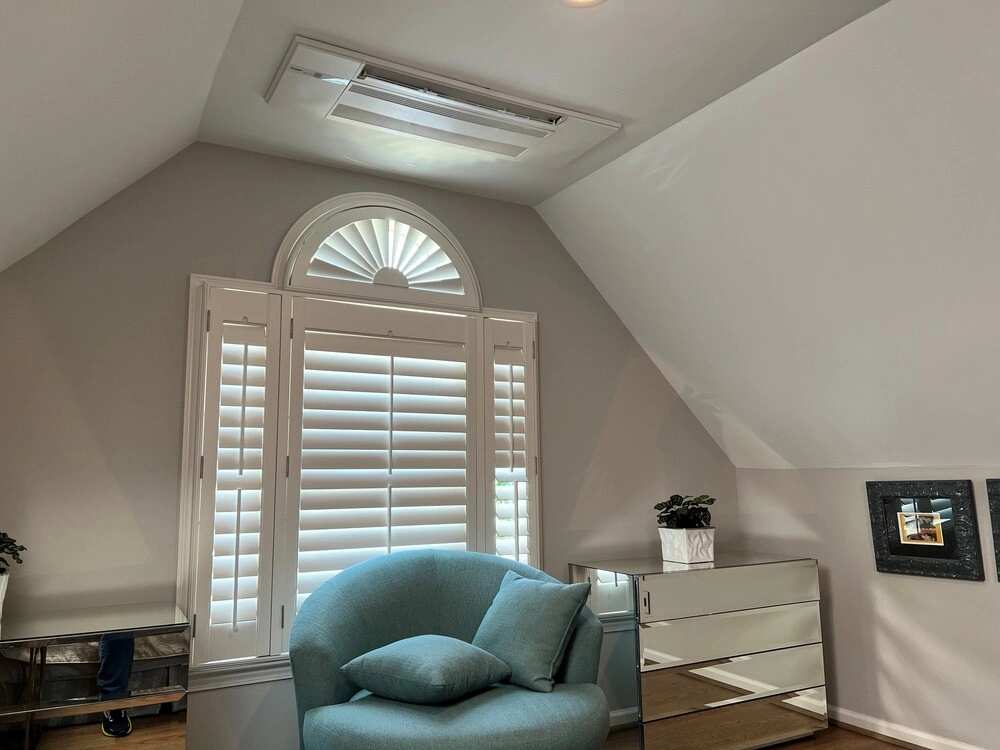 Comfortable living room with clean indoor air